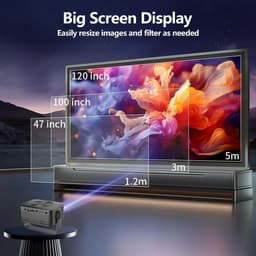 Solidchoice - Draagbare Mini Projector met WiFi en HD 4K Ondersteuning — thumbnail 2
