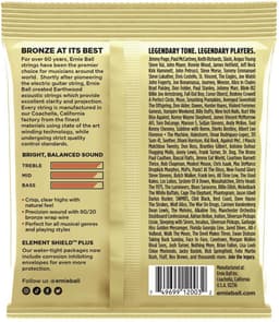 Ernie Ball Earthwood - Akoestische Gitaarsnaren - 80/20 Bronze - Medium Light Gauge - 12-16-24w-32-44-54 — thumbnail 2