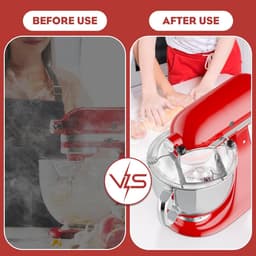 Thijox - Roestvrijstalen Deeghaak voor Kitchen Aid Blender K45DH - Kneedhaak voor KitchenAid 4.3/4.7/4.8 L - Vaatwasmachinebestendig Deegopzetstuk voo — thumbnail 4
