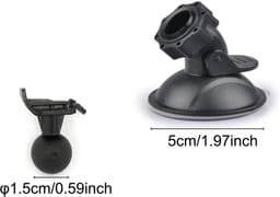 SnelShoppen - Auto Zuignap Dashcam GPS Houder voor Voertuig Videorecorder - Antislip Dashboard Houder met 14 Gewrichten en 13 Hoofdadapters — thumbnail 4