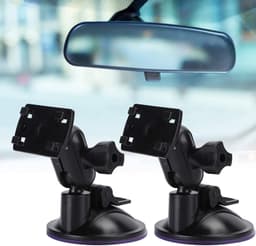 SnelShoppen - 360 Graden Verstelbare Vacuum Suction Cup Dash Cam Houder, Universele Dashcamera Achteruitkijkspiegel Bevestiging Kit voor de Meeste Das — thumbnail 2