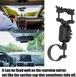 SnelShoppen - Denash Dash Cam Holder Achteruitkijkspiegel - 360 Graden Rotatable Dash Camera Steun Kit - Betrouwbare en Praktische Auto Dashcam Bevest — thumbnail 3