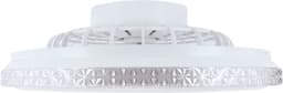 MONSUN - Moderne LED Plafondlamp met ventilator - 485 mm - CCT Aanpasbare kleuren- 48w - 2900K / 4200K / 6500K - 5110 Lumen - Dimbaar met afstandbediening - Kristal-Wit — thumbnail 4