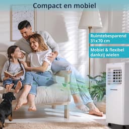 Mobiele Airco - Klimaatregelaar - Ruimte Koelen - 4-in-1 Functionaliteit - 7000 BTU - Wit — thumbnail 4