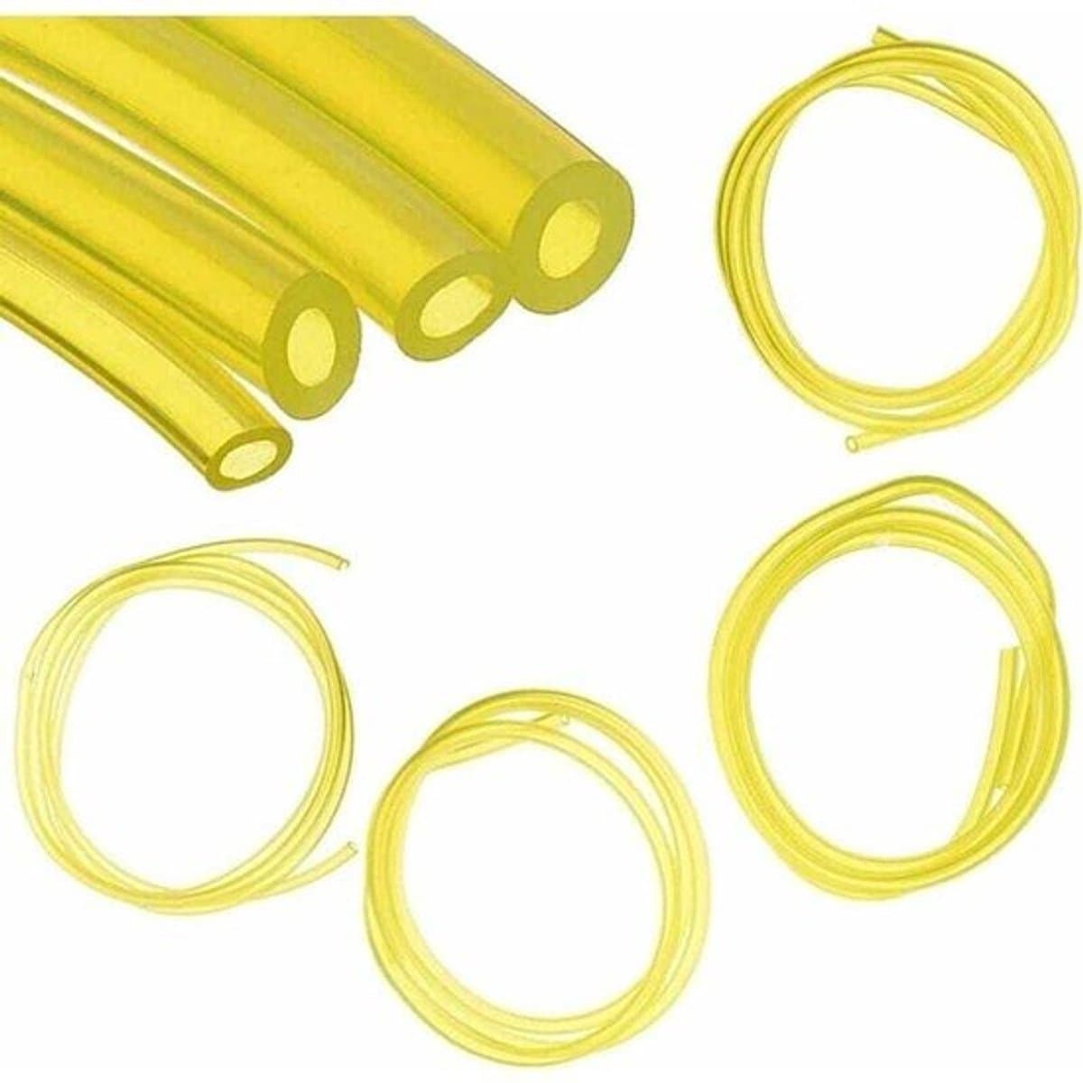4-delige brandstofslangenset, 4 maten: 3x6mm/3x5mm, 2,5x5mm/2x3,5mm (1,5 meter per stuk), geschikt voor bladblazer/kettingzaag — afbeelding 1