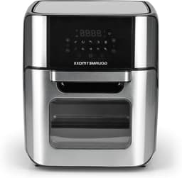 Hetelucht friteuse - Airfryer oven - Vetarm koken - XXL 12 Liter capaciteit - 1800 Watt - Zilver — thumbnail 1