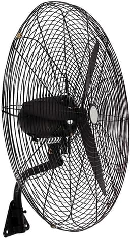 Industriële Wandventilator - Muurventilator Hoge Snelheid - Ruimte Koelen - Oscillerend 90 Graden - 78 cm - Zwart — thumbnail 2