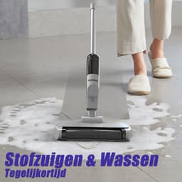 Draadloze Elektrische Dweil / Vloerreiniger / Rolborstel Reiniger – USB oplaadbaar – Voor tegels, laminaat, hout & vinyl – Schoonmaken zonder gedoe – Incl. USB-kabel & handleiding — thumbnail 3