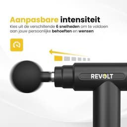 Mini Massage Gun - Inclusief 4 Opzetstukken - 6 Snelheidsstanden - Professioneel Massage Apparaat - Voor Spierherstel en Ontspanning — thumbnail 2
