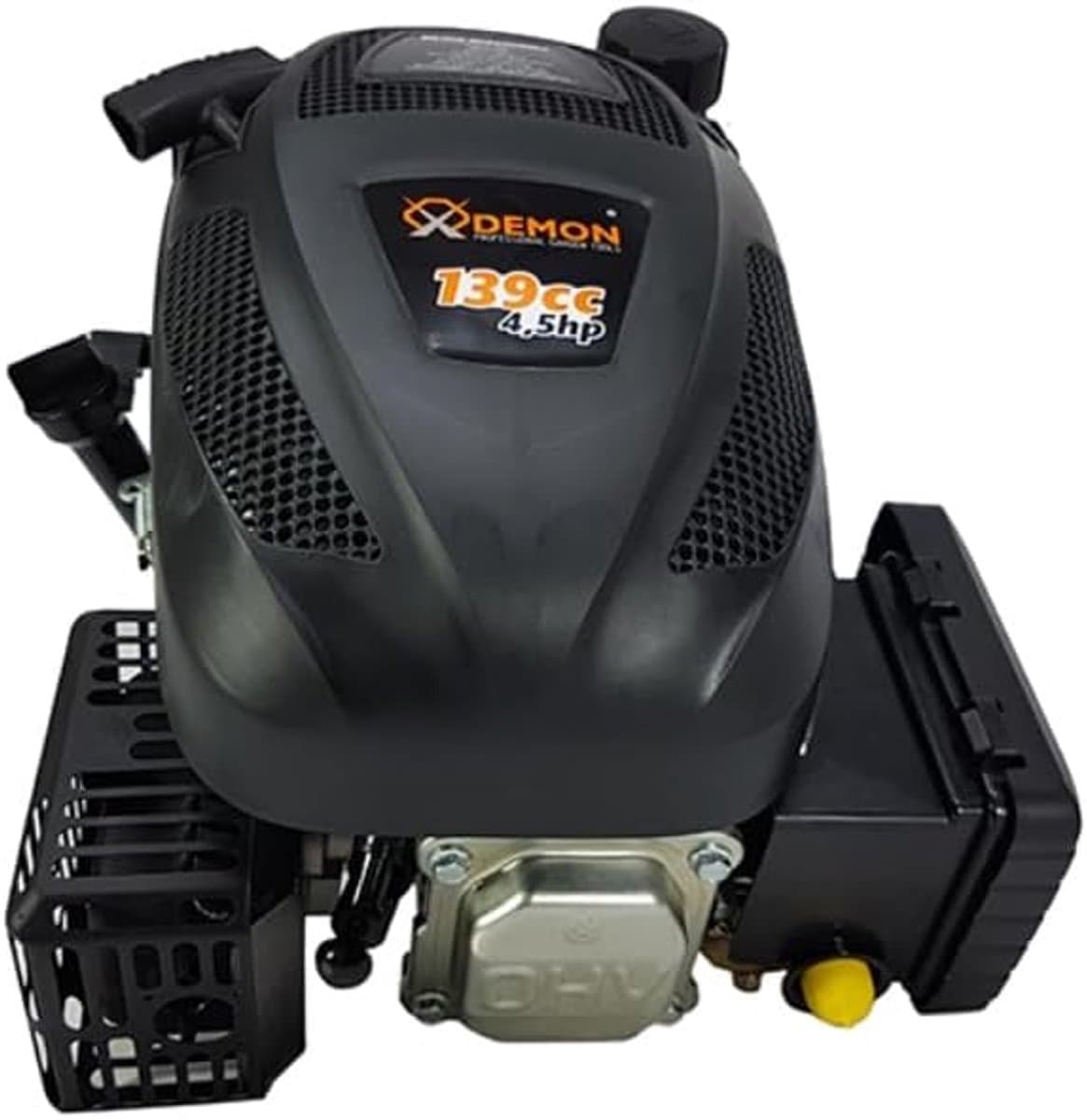 Verbrandingsmotor - 4-takt motor - Grasmaaier reparatie - Verticale as - 139 cc - Zwart — afbeelding 1