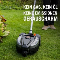 Accu Grasmaaier - Stedelijke Tuin - Gazon Onderhoud - Draaibaar Scharnier - 23 cm Snijdbreedte - Zilver Zwart — thumbnail 4