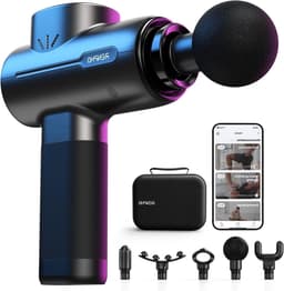 Massage Gun - Spierontspanner Percussie - Spierherstel - Bluetooth App Bediening - 18.5 cm Hoog - Zwart — thumbnail 1