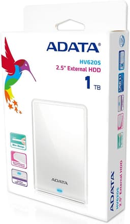 Externe Harde Schijf - Draagbare Opslag - Bestanden Opslaan - Slank Krasbestendig Design - 1 TB - Wit — thumbnail 4