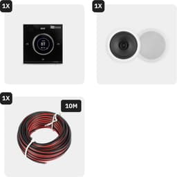 Power Dynamics badkamer speakers inbouw set - Speakers voor badkamer met Bluetooth B50B versterker — thumbnail 2