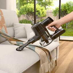 Vapore Steelstofzuiger Draadloos - Incl. Extra Accu & Filter - 47 Minuten Accuduur - 350W - Snoerloze Stofzuiger - Stofzuiger Zonder Zak - Op Accu - Vacuum Cleaner - Kruimeldief - Draadloze Steelstofzuiger - Zwart — thumbnail 4