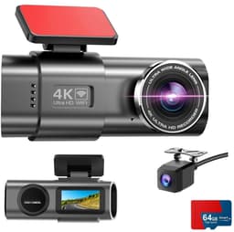 Zavio® Dashcam voor Auto - Auto Camera - Dashcam Voor en Achter Draadloos — thumbnail 1