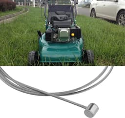 SnelShoppen - 2 Sets Throttle Coupling Kabel Reparatieset met Draadloze Mof en Moerset Geschikt voor Grasmaaier Rotovator Ride On 100cm — thumbnail 2