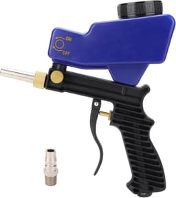 SnelShoppen - Gravity Zandstraalgun, Draagbare Hand zandstraal, 70-150 PSI 6000 RPM, Lucht zandspuit, Jetgun, Stralingsmachine gereedschap set, Verfsp — thumbnail 4