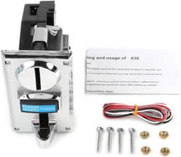 SnelShoppen - Socialme-eu Muntensteller, Multi-Munten Sleuf, Robuust Mechanisme voor Vending Machines, Spelautomaten, Telefoons, Wasmachines, Speelgoe — thumbnail 1