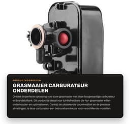 Brandstoftank Hoogwaardige Kwaliteit - Carburateur - Duurzaam - 20x9,6x5,5 cm - 673 g - Geschikt voor 498809A/494406 - Grasmaaieronderdelen — thumbnail 1