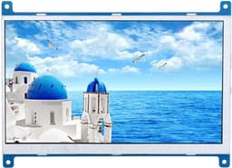 SnelShoppen - 7 Inch HDMI Monitor Display 1024 X 600 HD TFT Scherm voor Raspberry Pi 4B/3B - Compact en Energiezuinig — thumbnail 1