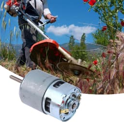 Grasmaaier Motor - Reserve Rotor - Efficiënt Gras Snijden - 600W Vermogen - 98 mm - Zilver — thumbnail 2