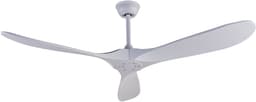 MIVRAY Plafondventilator - Omkeerbare Gelijkstroommotor En Timer - 60 Inch - ABS - Wit - Voor Slaapkamer, Woonkamer En Terras — thumbnail 2