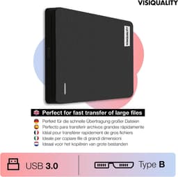 Externe harde schijf 1.5TB - USB 3.0 - Plug&Play - Ideaal voor opslag van bestanden - ShopVlot — thumbnail 4
