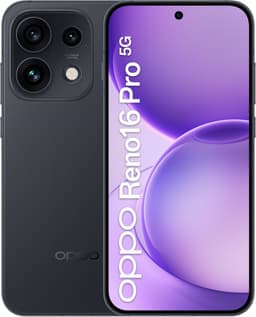 OPPO Reno16 Pro 5G 16,1 cm (6.32") Dual SIM Android 16.0 USB Type-C 12 GB 512 GB 6000 mAh Zwart — thumbnail 1