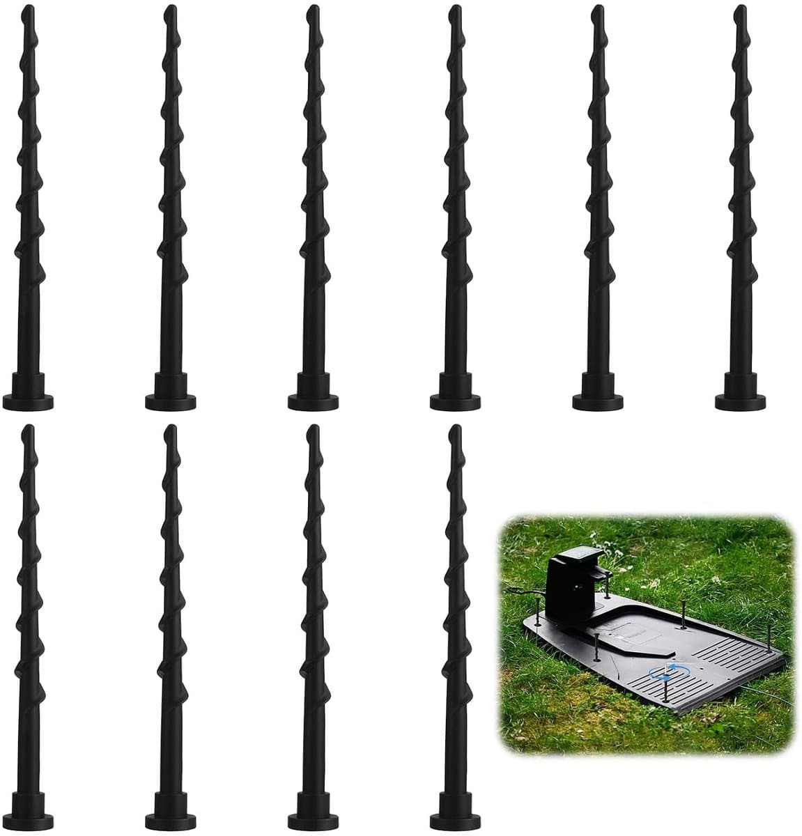 Grasmaaier Oplaadstation Schroeven - 10 Stuks - 13,7 cm Lengte - Compatibel met Husqvarna Automower - ShopVlot — afbeelding 1