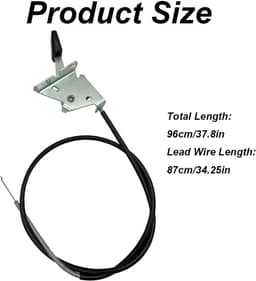 Vervangingsgaskabel voor grasmaaier - Buitengewone buigsterkte - Precisielengte - Voor efficiënte werking - ShopVlot — thumbnail 5
