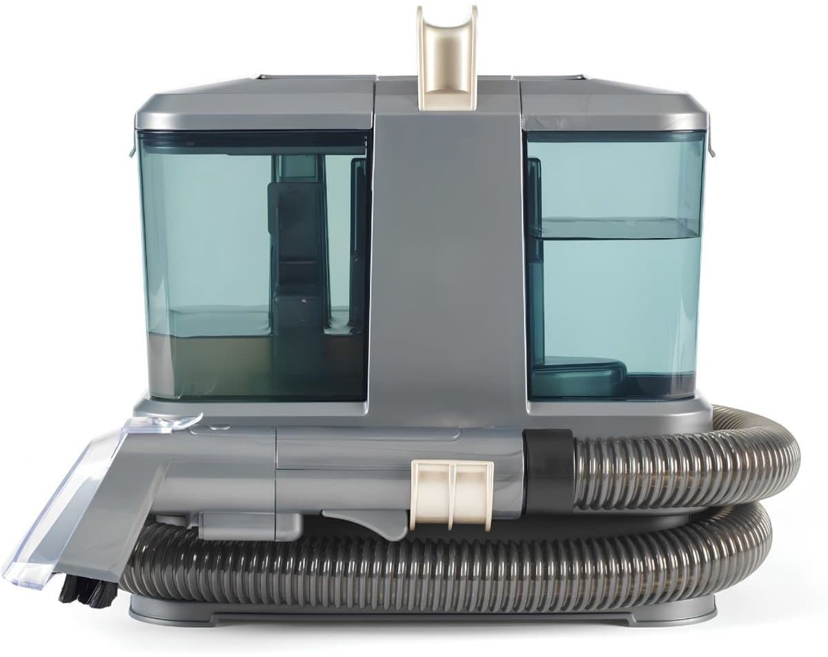 VALI® Vlekkenreiniger - Dubbele Watertanks - Draagbare Wasstofzuiger - Grijs - 26cm x 22cm x 27cm — afbeelding 1