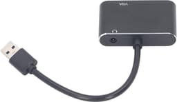 USB naar HD Adapter - Video Converter - Extra Scherm Aansluiten - Dubbele Interface - Compact Design - Zilver — thumbnail 1