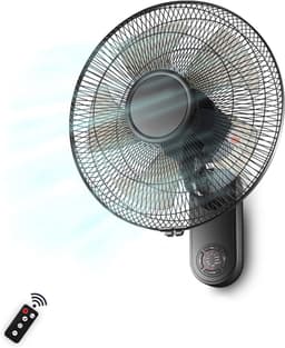 Wandventilator - Muurventilator Elektrische Ventilator - Ruimte Koelen - Afstandsbediening - 18 Inch - Goud — thumbnail 1