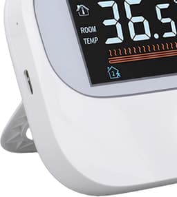 Slimme Thermostaat - Verwarming Bediening - Energie Besparen - Draadloze Bediening - 118x86x24mm - Wit — thumbnail 4
