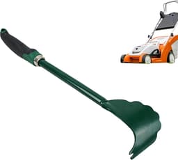 Afdekreiniger Grasmaaier - Tuin Schraper - Platform Schoonmaken - Stalen Materiaal - 36.8 cm - Grijs — thumbnail 1