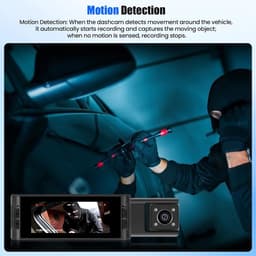 Dashcam Auto - Dubbele Camera - Veilig Rijden - App Connectiviteit - 3.16 Inch Display - Zwart — thumbnail 4