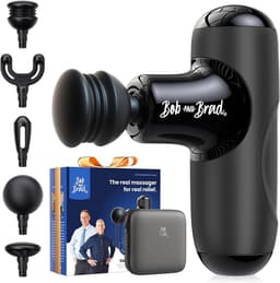 Mini Massage Gun - Draadloos Massagepistool - Diepe Spiermassage - USB-C Oplaadbaar - Brushless Motor - Inclusief Reisetui - Compact - Voor Rug - Schouders - Nek - Benen - Sport en Herstel - Zwart — thumbnail 1