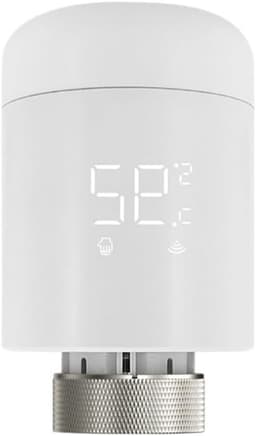Slimme Radiatorthermostaat - Verwarming Controle - Energie Besparen - App Bediening - M30 x 1.5 mm - Wit — thumbnail 1
