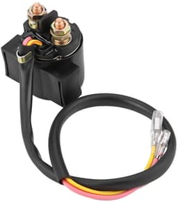Magneetschakelaar Relais - Startrelais Motor - Motorstart Ondersteuning - Directe Vervanging - 24 cm Kabellengte - Zwart — thumbnail 1