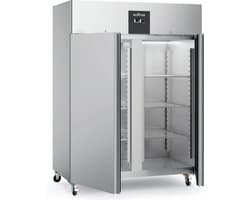 Ecofrost Koelkast - 1300L 2/1 GN - RVS - -2°C/+8°C - Geforceerd - Wielen - 1480x830x2010mm - Horeca Koelkast