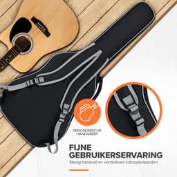 Gitaartas - Gitaarhoes - Gitaarzak - Beschermhoes gitaar -  Guitar bag - Gigbag - Gitaar accessoires - Gitaartas akoestische gitaar - Klassieke gitaar - Spaanse gitaar - Gitaarhoezen — thumbnail 3