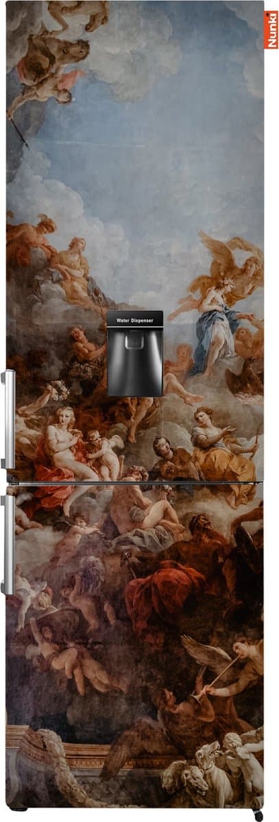 NUNKI LARGEH2O (Baroque All Sides) Combi Bottom Koelkast, E, 197+71l, Handle, Waterdispenser — afbeelding 1