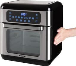 Inventum GF1200HLD Airfryer Oven XXL - 12L - 8 programma's - 80-200 °C - Tot 6 personen - Zwart/RVS — thumbnail 9