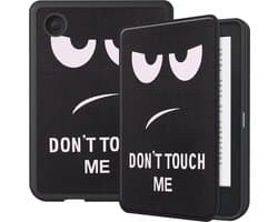 Hoes Geschikt voor Kobo Clara 2E - Luxe E-reader Bescherm Case - Hoesje Book Cover - Don't Touch Me