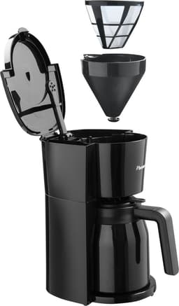 Bestron Koffiezetapparaat filterkoffie 900W - ACM900TD - 1 L, 8 koppen - Thermoskan - Zwart - 5 jaar garantie — thumbnail 2