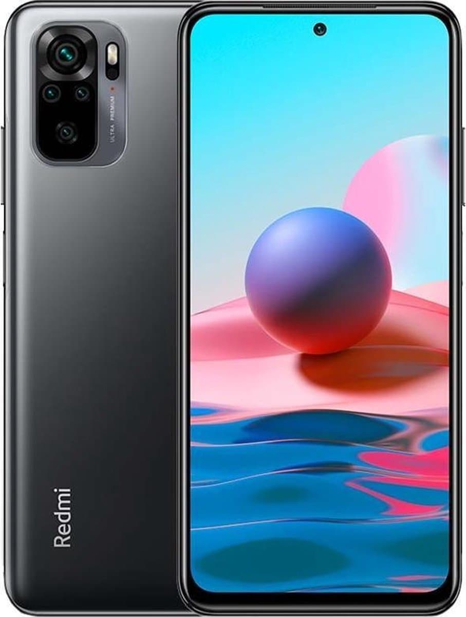 Xiaomi Redmi Note 10 16,3 cm (6.43") Dual SIM Android 11 4G USB Type-C 4 GB 64 GB 5000 mAh Grijs — afbeelding 1