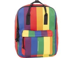 New Rebels Mart Chicago 18L Regenboog Rugzak Waterafstotend Laptop 13