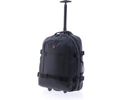 Gladiator Polar Handbagage Laptop Rugzak Trolley - 55 cm - 14 inch - Zwart