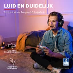 Trust GXT498 Forta - Licenced Gaming Headset - Geschikt voor Playstation 5 - PS4/PS5 - Zwart — thumbnail 5
